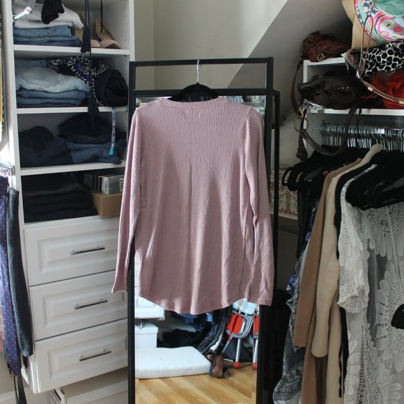 NWT A&F Soft AF purple tunic, Sz. M - Picture 2 of 3